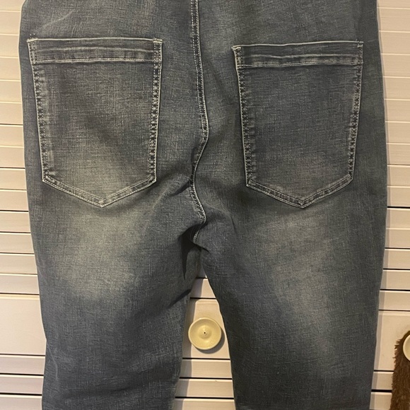 Sik Silk Distressed Follow The Movement Button Fly Jeans Size XL 34x29 - Picture 8 of 13